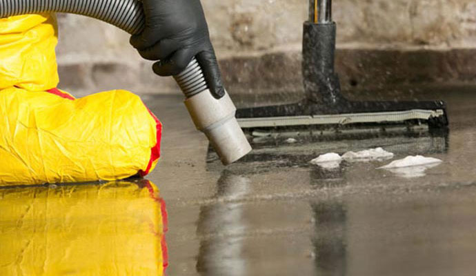 sewage removal and cleanup service